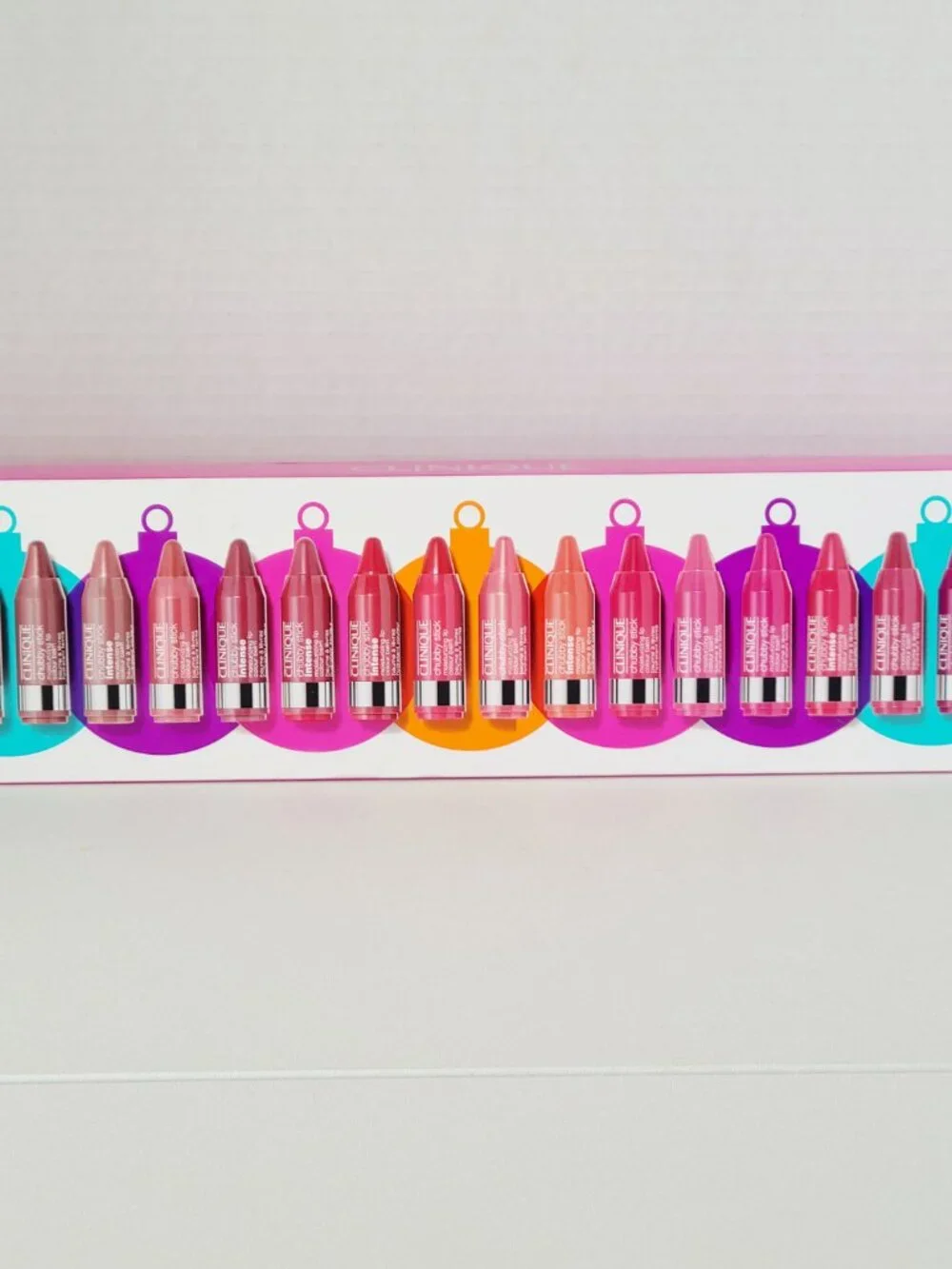 CLINIQUE The Chubbettes 20pc Chubby Stick Moisturizing Lip Colour Balm MINIs Set